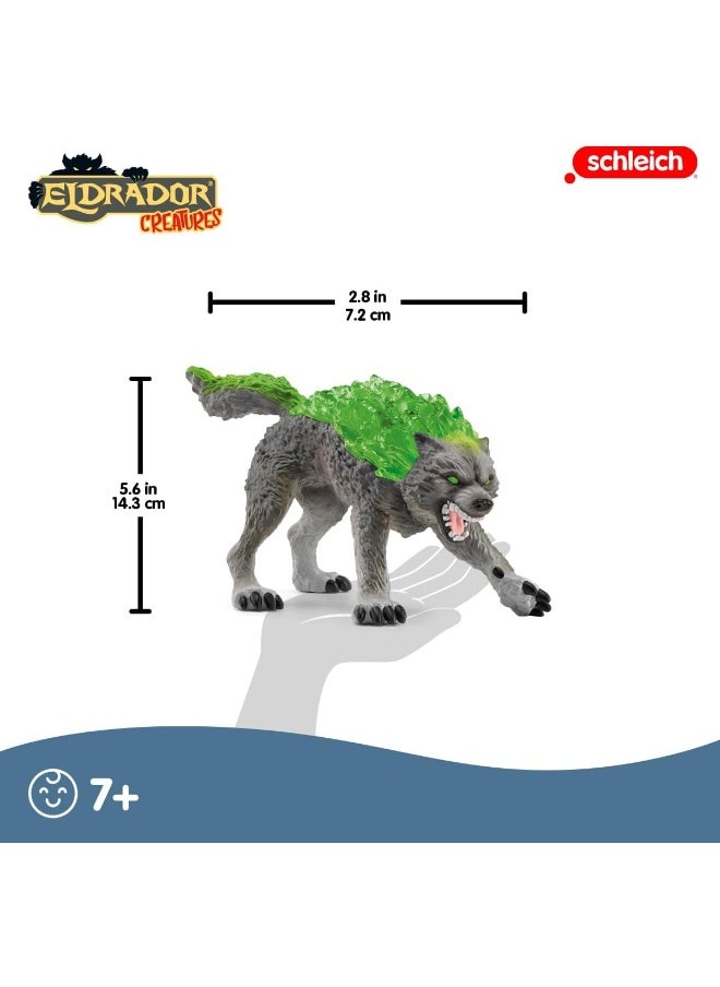 Schleich Eldrador Creatures Granite Wolf Figure (14.3 cm)