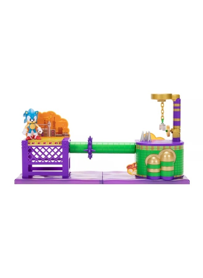 Classic Sonic The Hedgehog Oil Ocean Playset (9 Pieces)