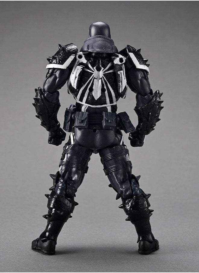 Venom Kaiyodo Tamashii Nations Venom Agent Articulated Model Figure for Toy Decoration and Present 21.8 cm
