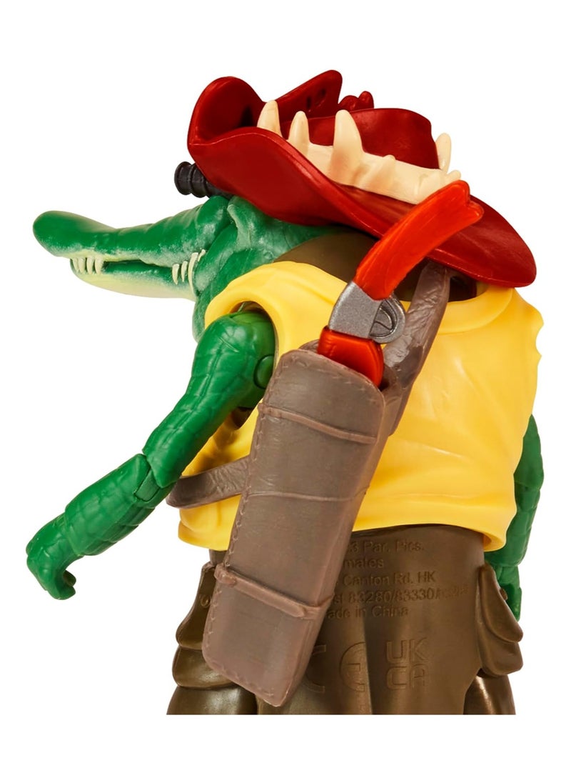 Teenage Mutant Ninja Turtles: Mutant Mayhem 4.5 Leatherhead Basic Action Figure