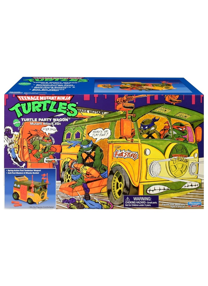 Teenage Mutant Ninja Turtles Action Figure,Original Party Wagon,Yellow Green,M,81288
