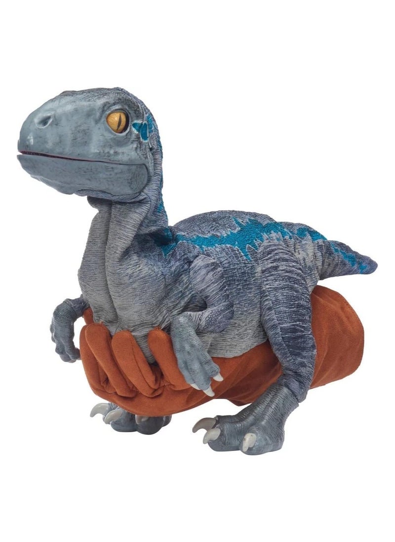 Jurassic World REAL FX Baby Blue Dinosaur Toy | Hyper-Realistic Animatronic with Life-Like Movements & Real Movie Sounds | Official Jurassic World Dominion Toy | Ages 8+