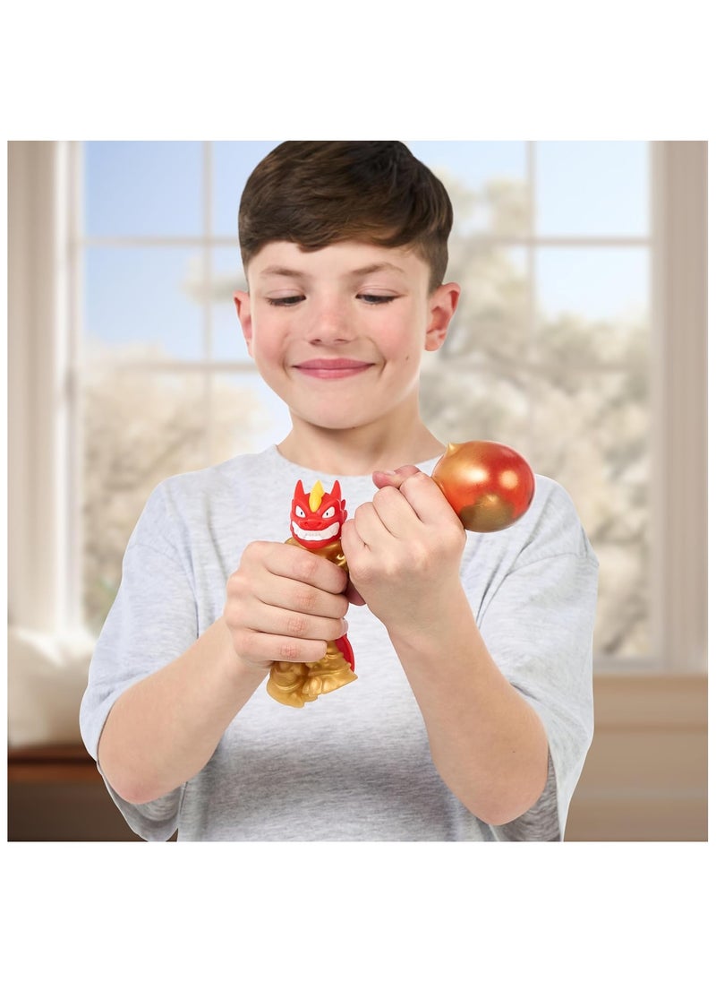 Smash Strikers Crunchy Action Figure | Ultimate Smashing Fist | Goo-Filled Sensory Toy | Stretches 3X Size | Durable & Interactive Play