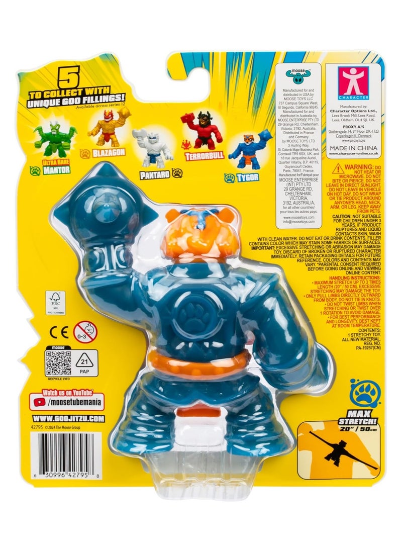 Squishy Smash Strikers Action Figure | Soft Goo-Filled Sensory Toy | Armored with Smashing Fist | Stretches 3X Size | Perfect for Kids