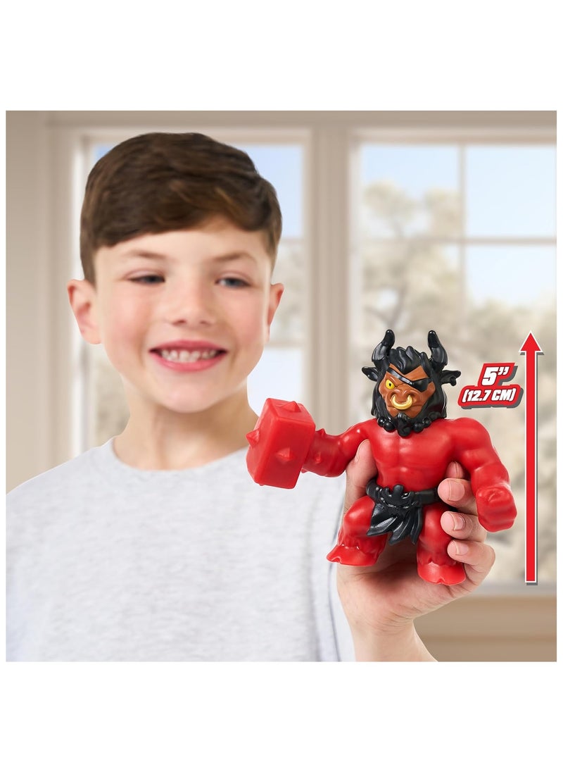 Terrorbull Smash Strikers Figure | Scrunchy Goo-Filled Sensory Toy | Ultimate Battle Action | Stretches 3X Size | Durable & Engaging Toy