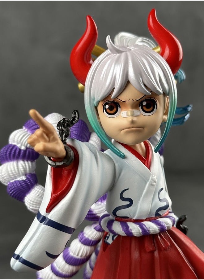 One piece Childhood Yamato Action Figure Decorative Resin Sculpture Home Decor Statue, Art Figurine Home Ornament Decoration for Office, Living Room, Bedroom, Book Shelf, TV Cabinet, Desktop