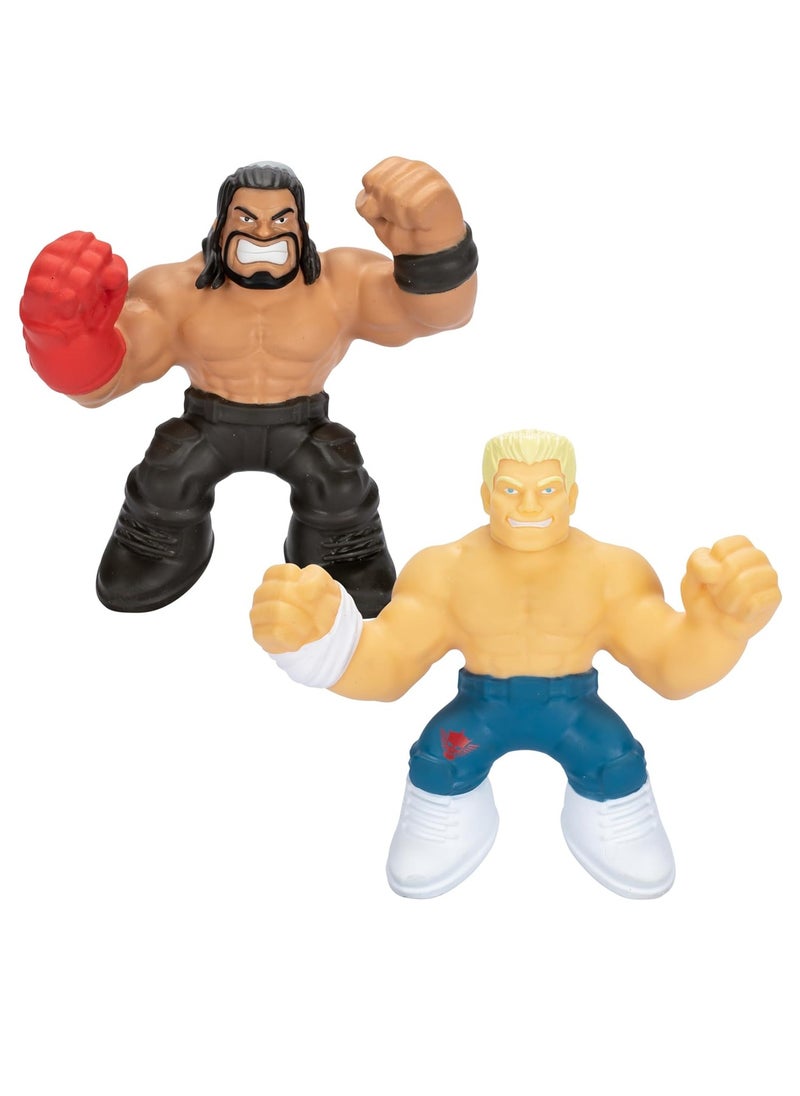 Heroes Of Goo Jit Zu WWE Match Up Action Pack - Roman Reigns Vs Cody Rhodes