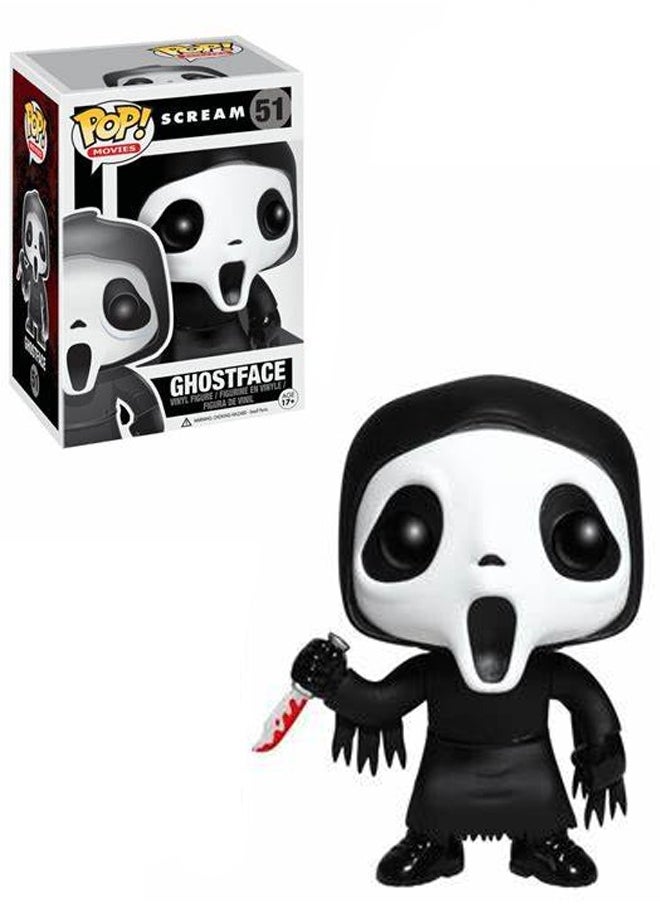 Anime Funko Pop Modle Scream Ghostface 51 Vinyl Figure Action Figure Toys Gifts