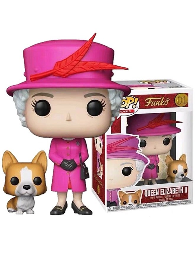 Funko Pop Queen Elizabeth 01 Action Figure Toys Gifts for Children