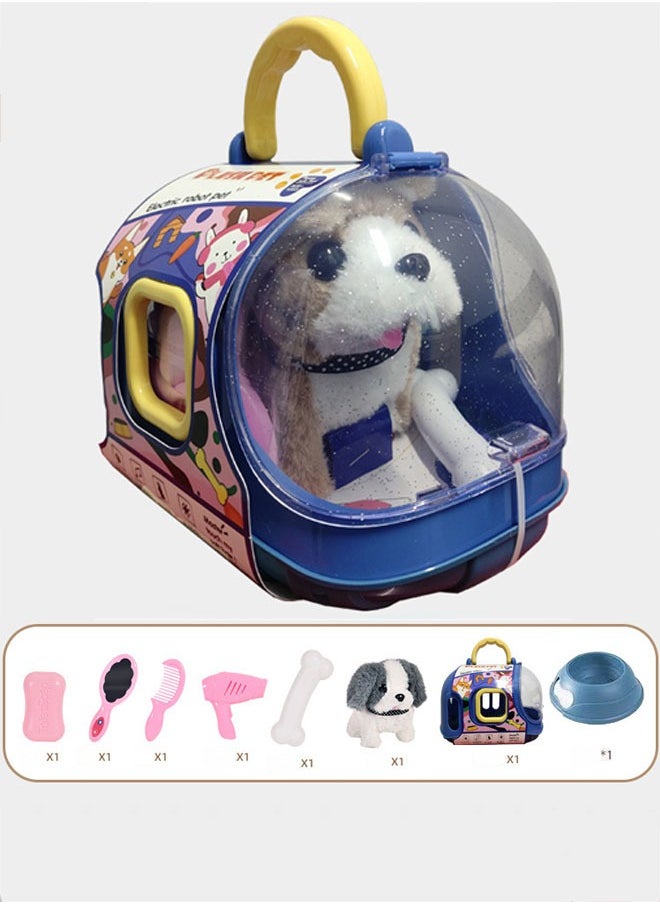 Electric Corgi Dog Puppy Can Walk, Bark And Wag Its Tail, Educational Play House Toys For Infants And Young Children