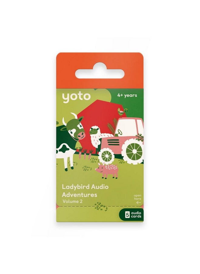 Ladybird Audio Adventures Collection: Vol. 2 - Kids 5 Audio Cards For Use With Yoto Player & Mini All-In-1 Audio Player, Screen-Free Listening With Fun Playtime, Bedtime & Travel Stories, Ages 5+
