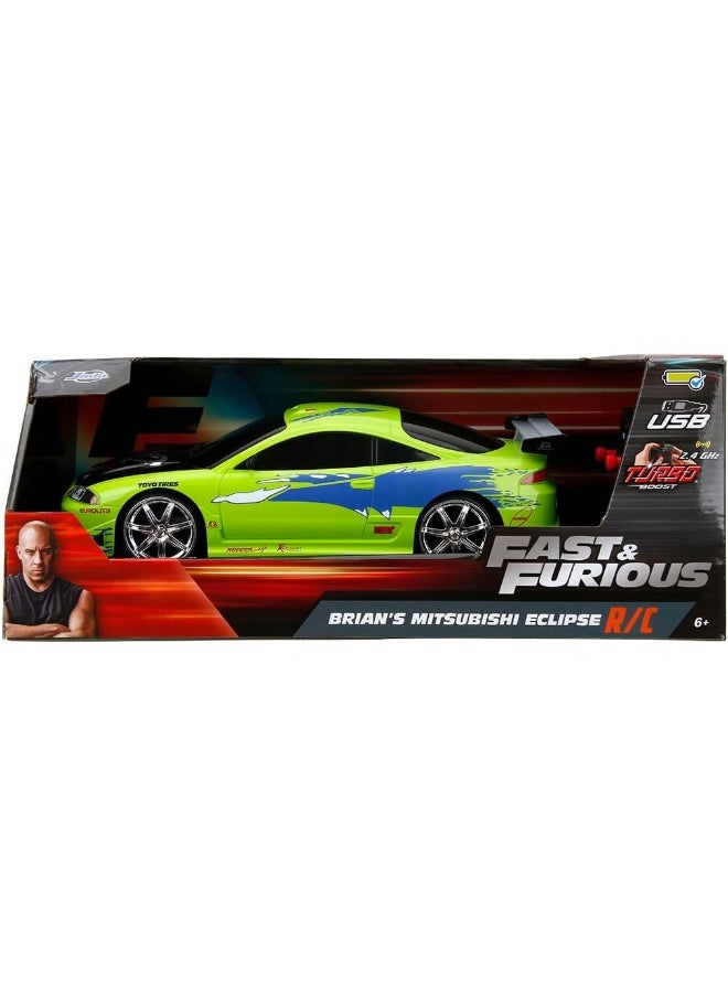 Jada Fast & Furious Brian's Mitsubishi Eclipse Remote Control Car 1:16