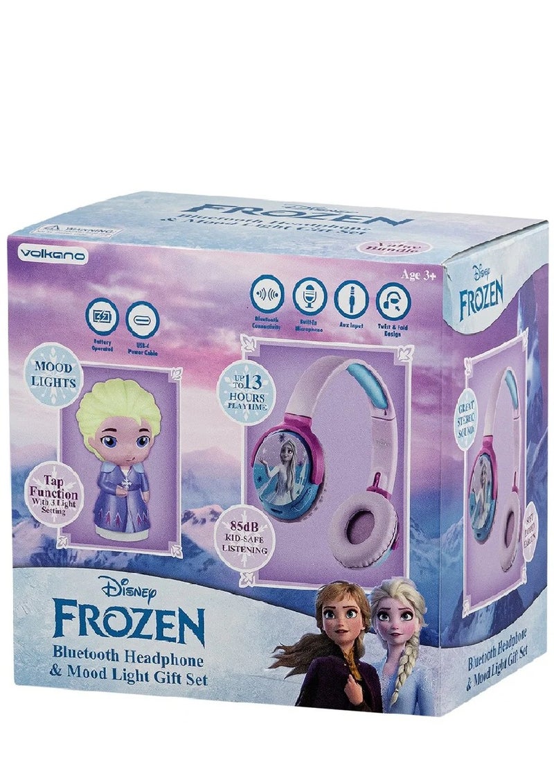 Disney Frozen Soft Touch Light With Bluetooth Headphones Combo (DY-5060-FR)