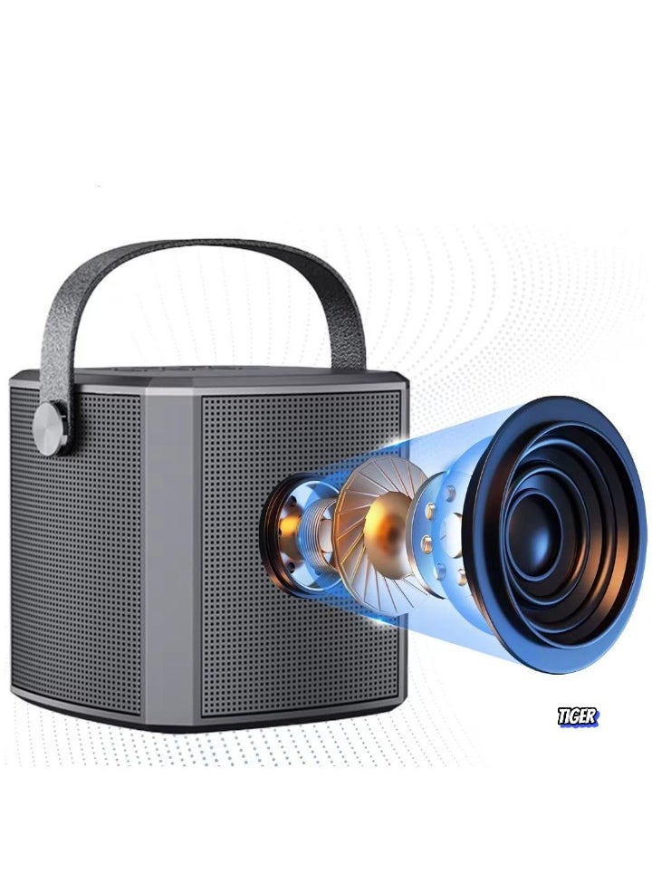 Bluetooth Karaoke Speaker for Kids & Family | Professional Microphone with Built-In PA System | Portable Outdoor Singing Speaker | Ideal for Karaoke Parties, Home Entertainment, Outdoor Events & Kids Singing Fun – Easy to Use, Fun for All Ages!