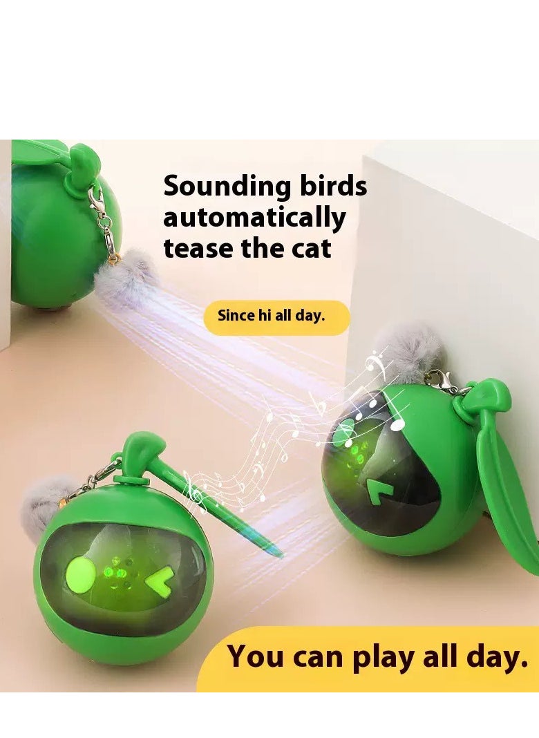 Interactive Cat Toy for kids to Play with Cats, Self-Rolling Cat Ball Toy, USB Rechargeable