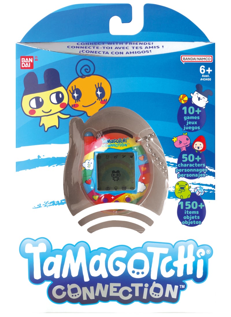Tamagotchi Connection Rainbow, Battery Operated | Electronic Pet | Retro Virtual Pet | Toys for Kids, Girls and Boys | Interactive Game | Digital Pet