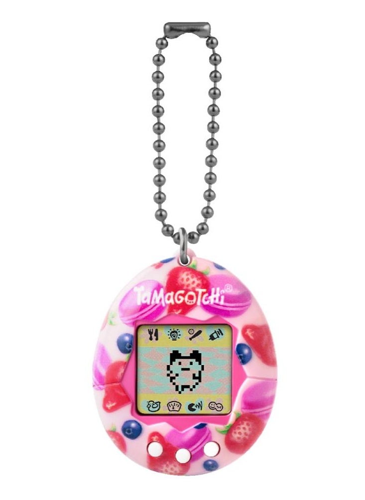 Tamagotchi Original Berry Delicious, Battery Operated | Electronic Pet | Retro Virtual Pet | Toys for Kids, Girls and Boys | Interactive Game | Digital Pet