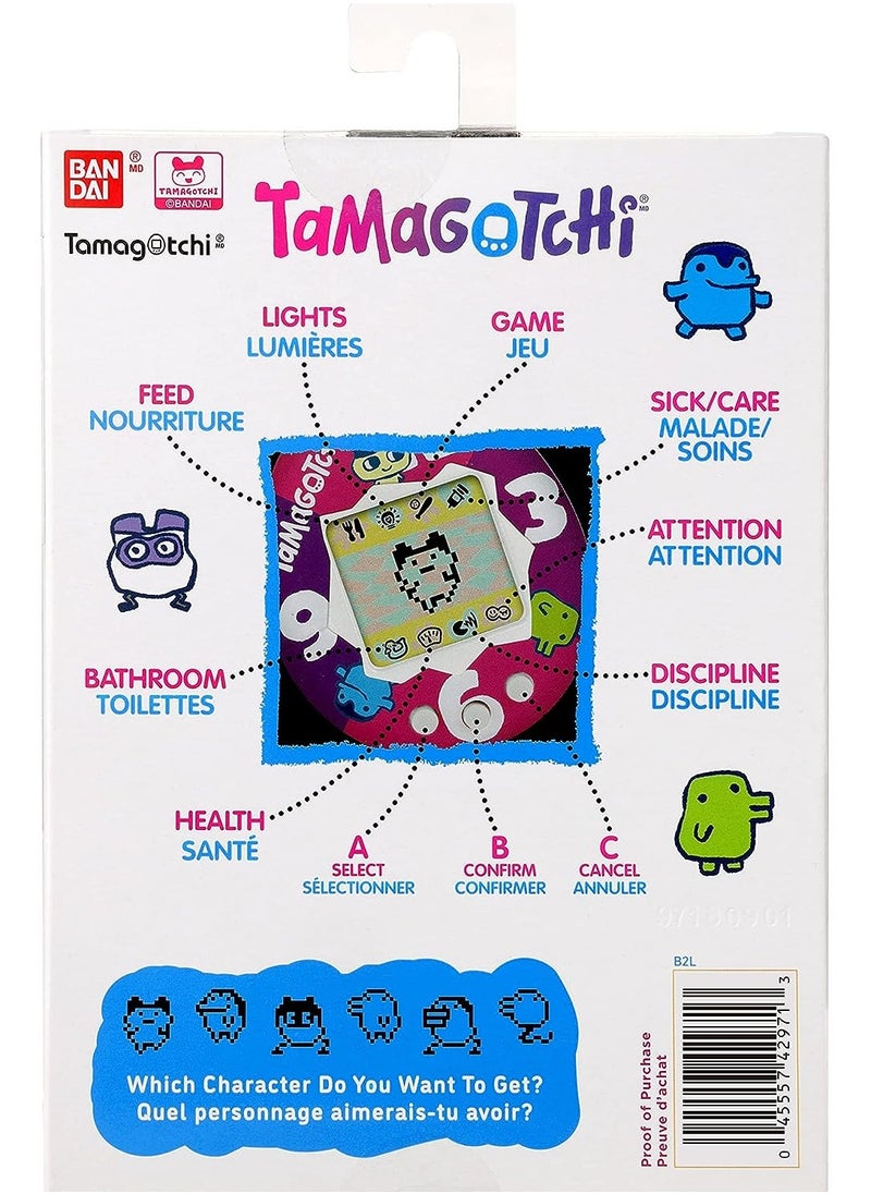 Tamagotchi Original Berry Delicious, Battery Operated | Electronic Pet | Retro Virtual Pet | Toys for Kids, Girls and Boys | Interactive Game | Digital Pet