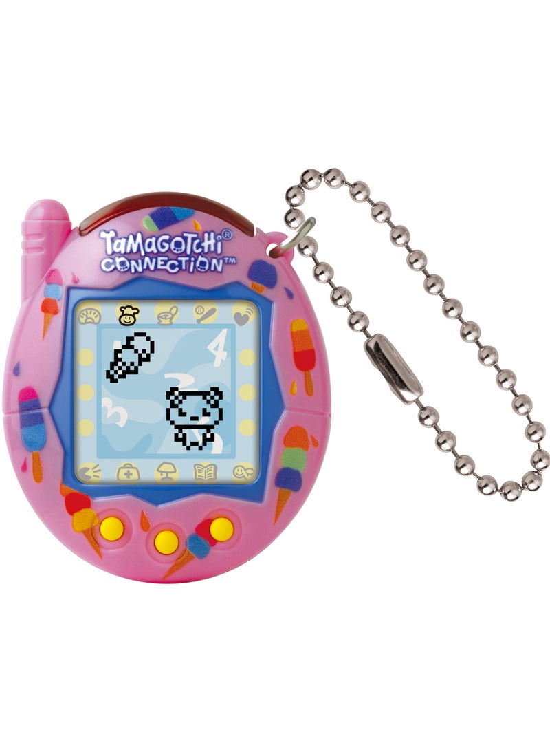 Tamagotchi Connection Ice Cream, Battery Operated | Electronic Pet | Retro Virtual Pet | Toys for Kids, Girls and Boys | Interactive Game | Digital Pet