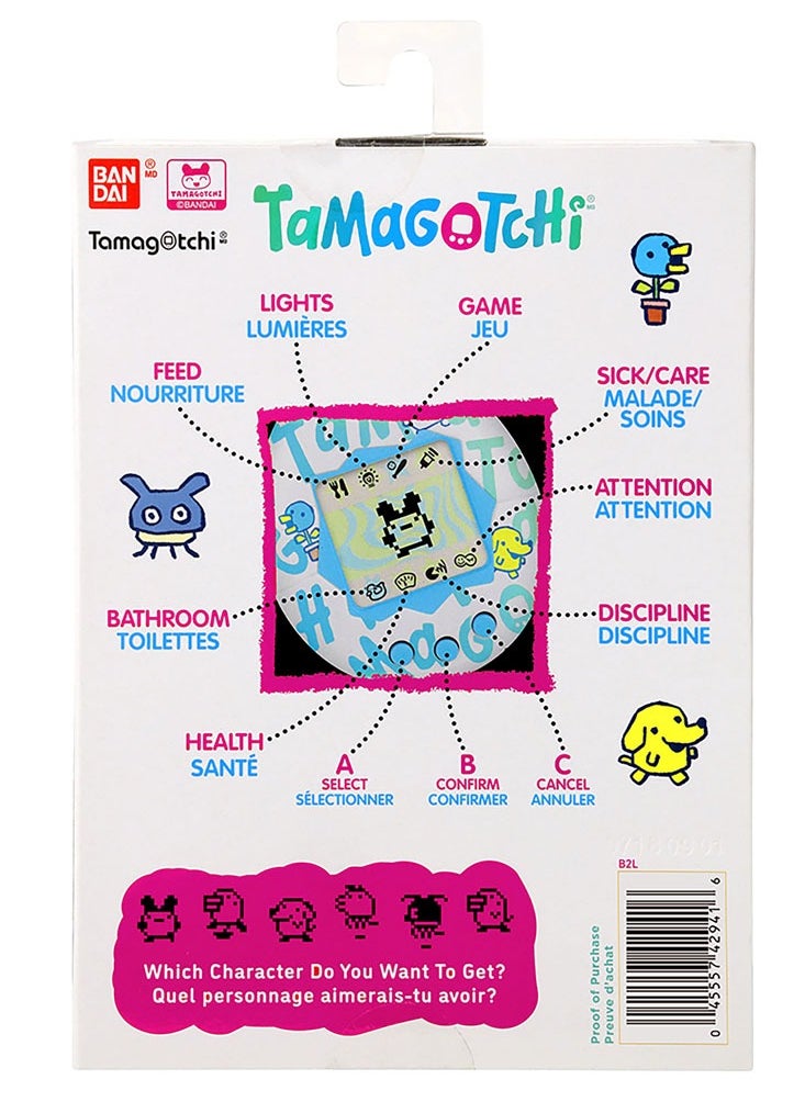 Tamagotchi Original Original Black, Battery Operated | Electronic Pet | Retro Virtual Pet | Toys for Kids, Girls and Boys | Interactive Game | Digital Pet