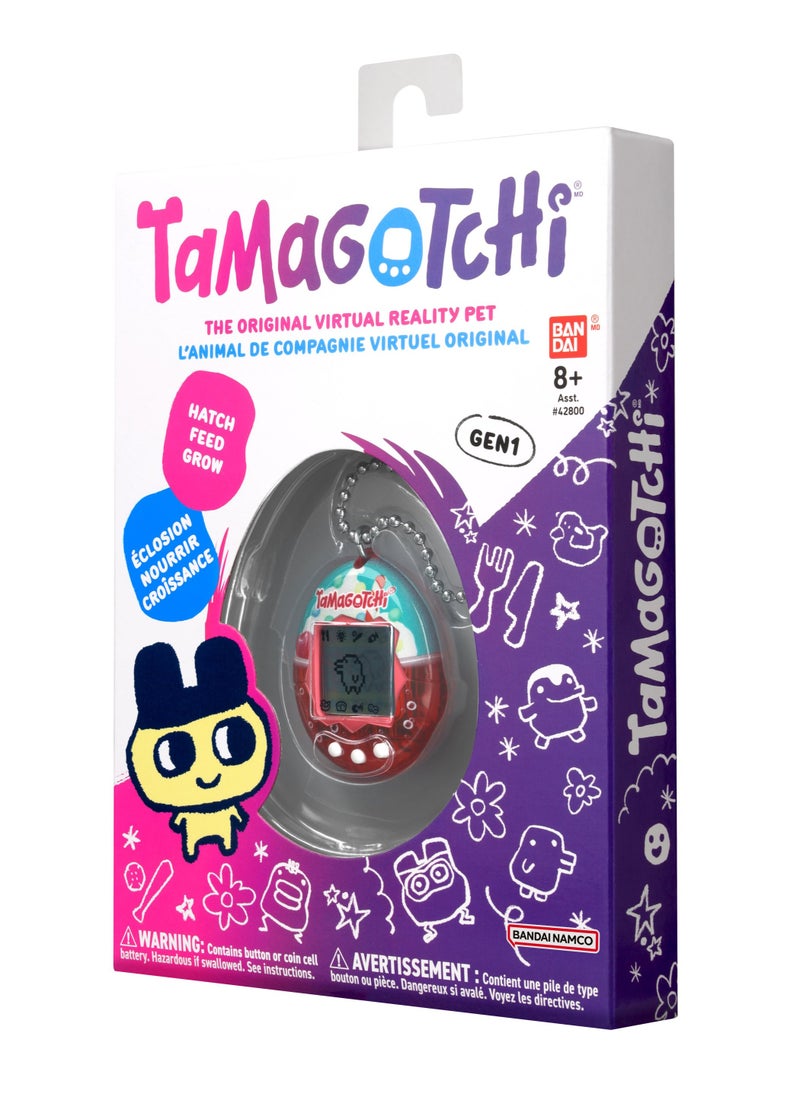 Tamagotchi Original Float, Battery Operated | Electronic Pet | Retro Virtual Pet | Toys for Kids, Girls and Boys | Interactive Game | Digital Pet