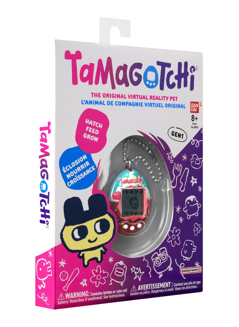 Tamagotchi Original Float, Battery Operated | Electronic Pet | Retro Virtual Pet | Toys for Kids, Girls and Boys | Interactive Game | Digital Pet