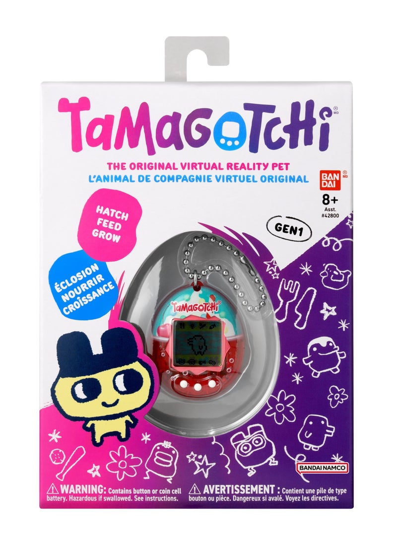 Tamagotchi Original Float, Battery Operated | Electronic Pet | Retro Virtual Pet | Toys for Kids, Girls and Boys | Interactive Game | Digital Pet