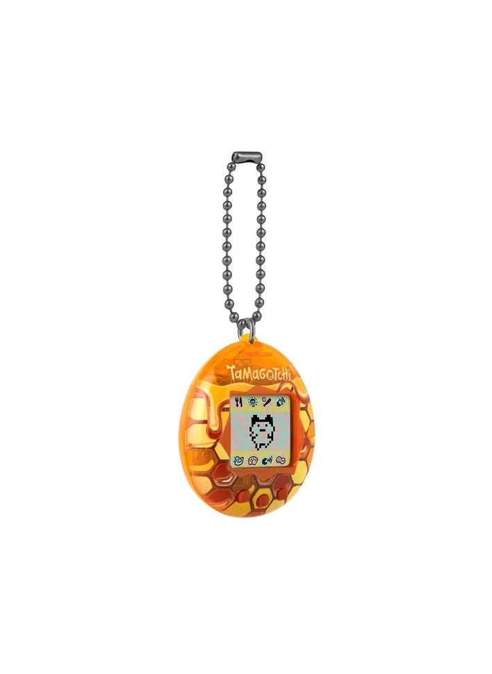 Tamagotchi Original Honey, Battery Operated | Electronic Pet | Retro Virtual Pet | Toys for Kids, Girls and Boys | Interactive Game | Digital Pet