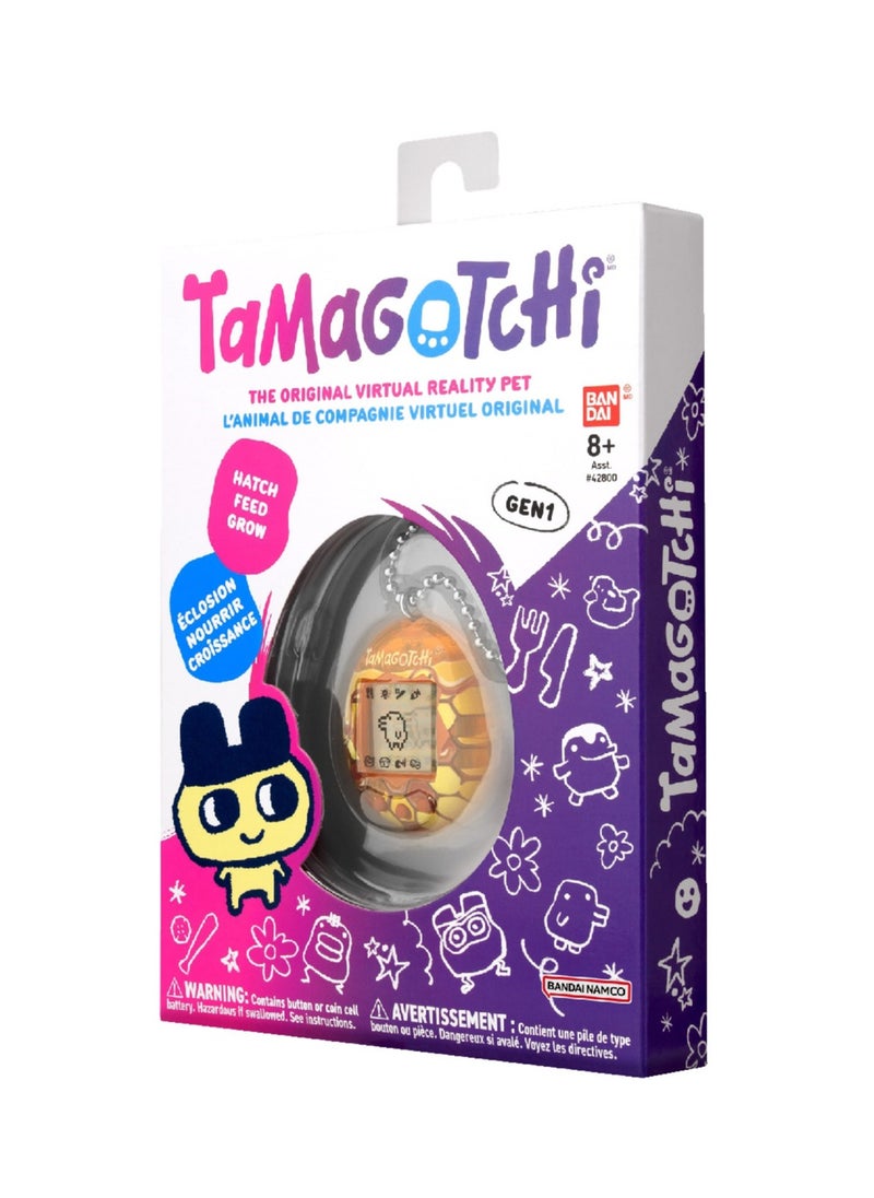 Tamagotchi Original Honey, Battery Operated | Electronic Pet | Retro Virtual Pet | Toys for Kids, Girls and Boys | Interactive Game | Digital Pet