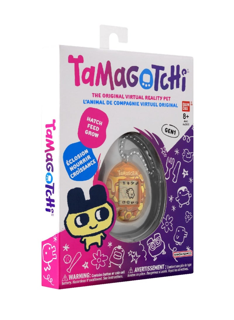 Tamagotchi Original Honey, Battery Operated | Electronic Pet | Retro Virtual Pet | Toys for Kids, Girls and Boys | Interactive Game | Digital Pet