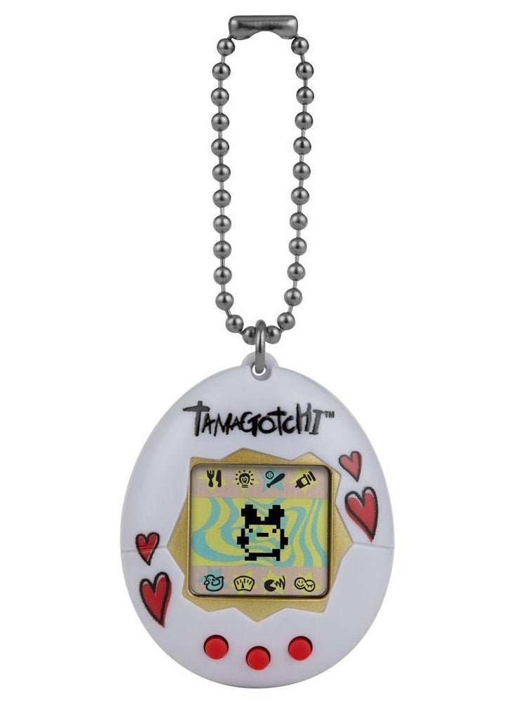 Tamagotchi Original Heart, Battery Operated | Electronic Pet | Retro Virtual Pet | Toys for Kids, Girls and Boys | Interactive Game | Digital Pet