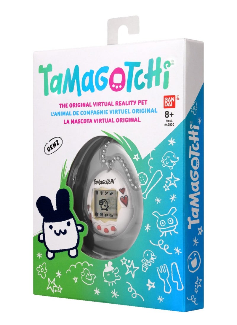 Tamagotchi Original Heart, Battery Operated | Electronic Pet | Retro Virtual Pet | Toys for Kids, Girls and Boys | Interactive Game | Digital Pet