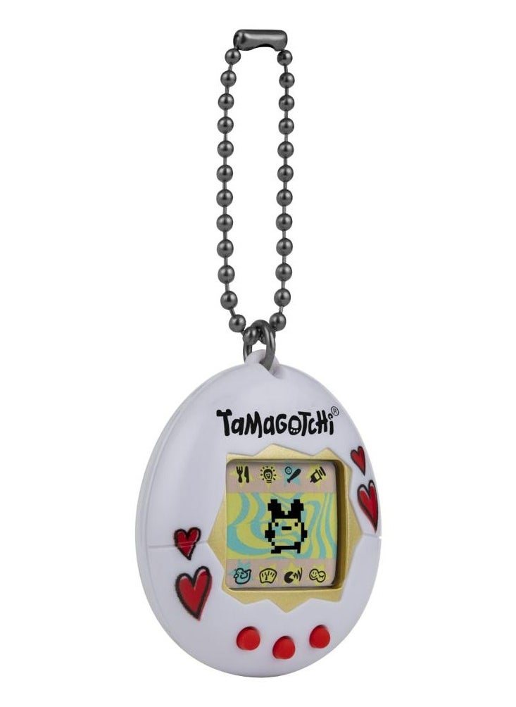 Tamagotchi Original Heart, Battery Operated | Electronic Pet | Retro Virtual Pet | Toys for Kids, Girls and Boys | Interactive Game | Digital Pet