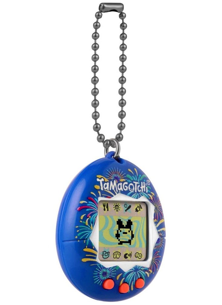 Tamagotchi Original Fireworks, Battery Operated | Electronic Pet | Retro Virtual Pet | Toys for Kids, Girls and Boys | Interactive Game | Digital Pet