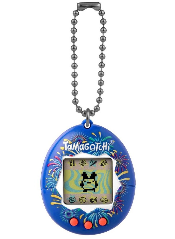 Tamagotchi Original Fireworks, Battery Operated | Electronic Pet | Retro Virtual Pet | Toys for Kids, Girls and Boys | Interactive Game | Digital Pet