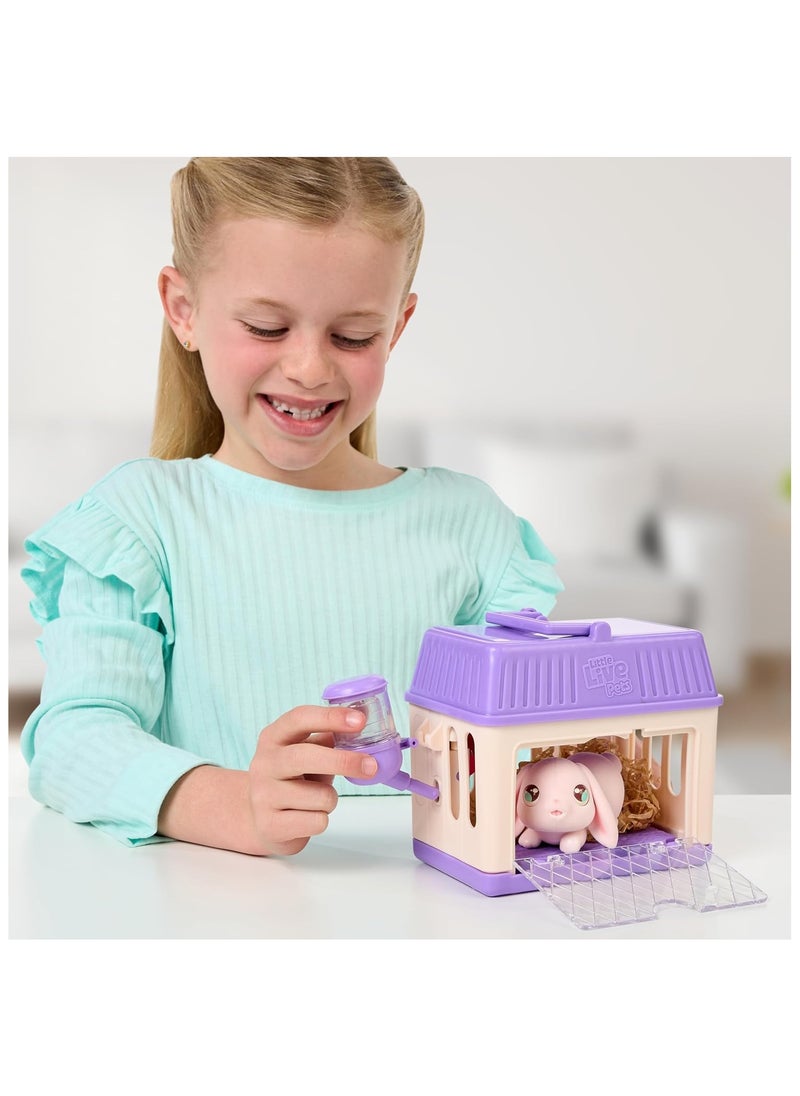Little Live Pets Mama Surprise S4 Mini Bunny Playset | Interactive Pet | Surprise Babies | Fun Accessories | Cute & Engaging Play for Kids
