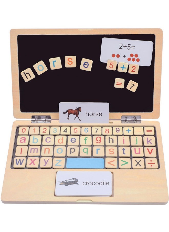 Toddler Toys My First Laptop, Magnetic And Drawing Board Toy For Boys And Girls, Creative Play Montessori Toys, And Learning And Educational Toys For 3 4 5 6 7 8 Year Old Kids