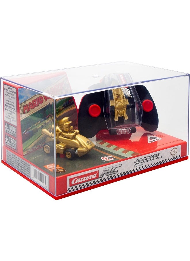 Carrera Mario Kart Mini RC Mario Gold Car (Gold)