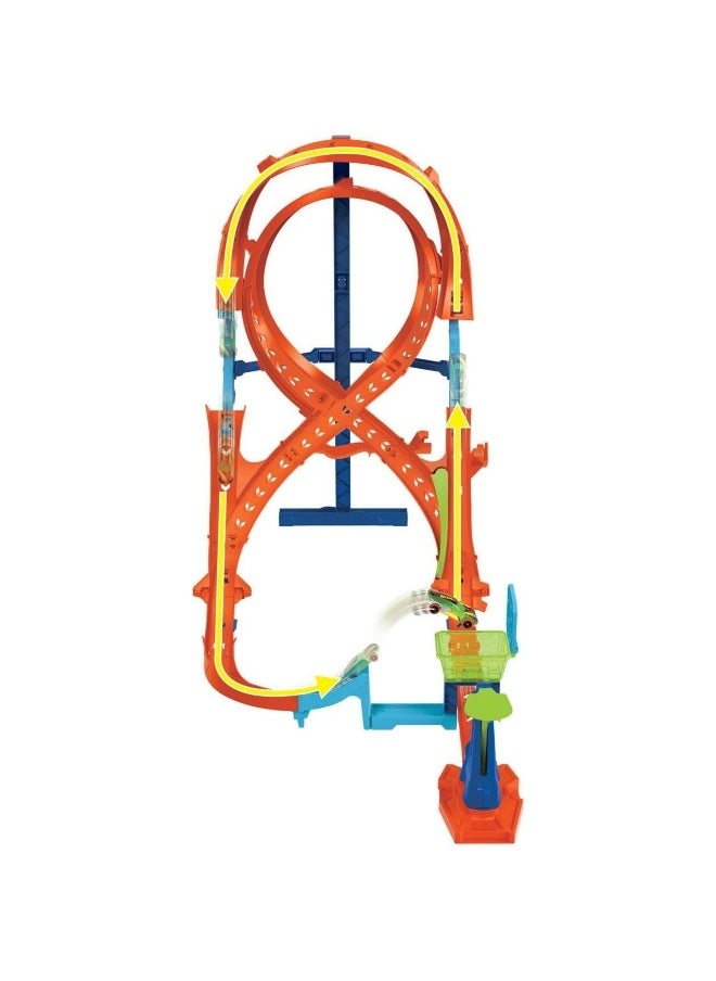 Hot Wheels Action Vertical-8 Jump Track Set