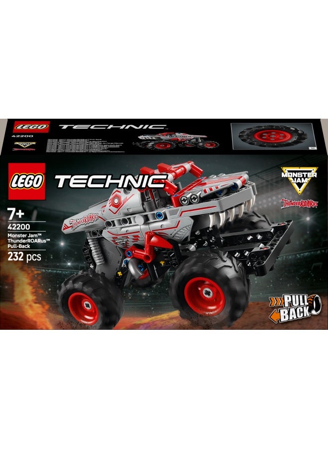 Technic Monster Jam™ ThunderROARus™ Pull-Back Truck Toy 42200 (232) Pieces