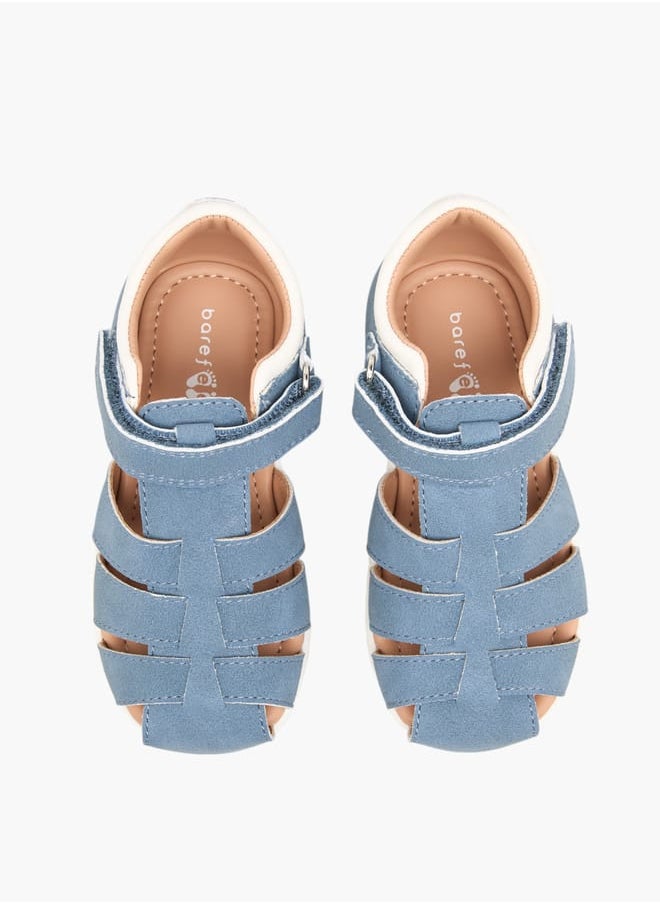 Boys Textured Fisherman Sandals With Hook And Loop Closure Ramadan Collection