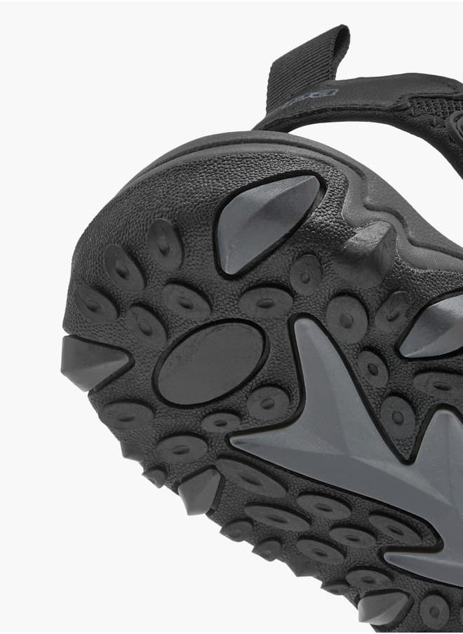 Boys' Textured Sandals with Rotating Buckle Closure