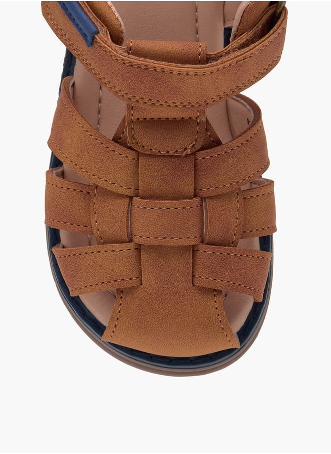 Boys Strappy Sandals With Hook And Loop Closure Ramadan Collection