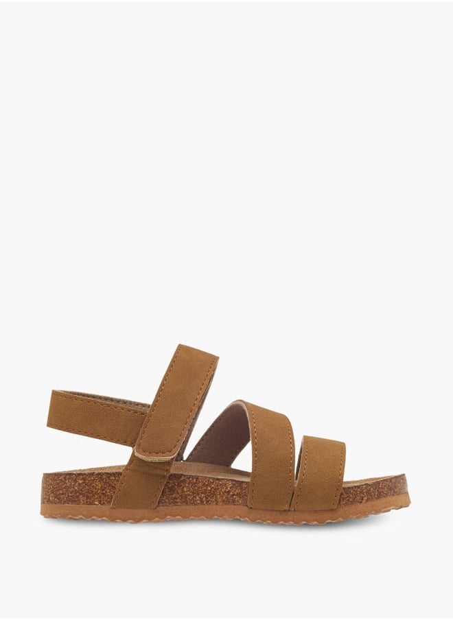 Boys Stitch Detail Sandals With Hook And Loop Closure Ramadan Collection