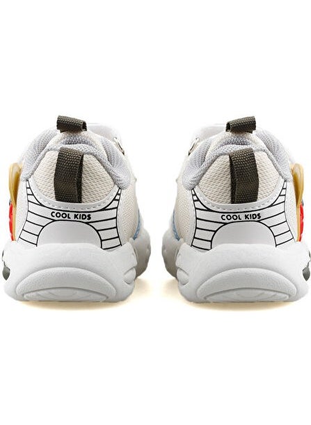 Cool Kids Peter Bebe Beige Peter-Bebe-Beige Baby Casual Shoes White