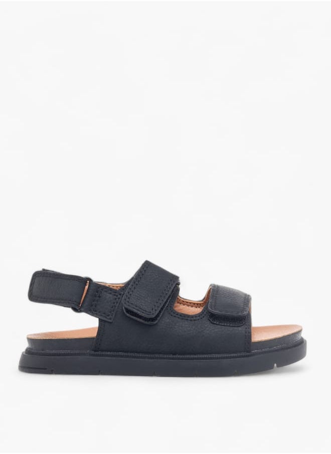 Boys Solid Sandals With Hook And Loop Closure Ramadan Collection