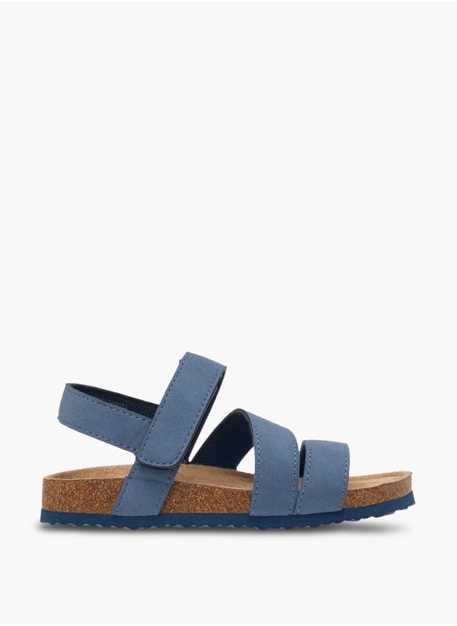 Boys Stitch Detail Sandals With Hook And Loop Closure Ramadan Collection