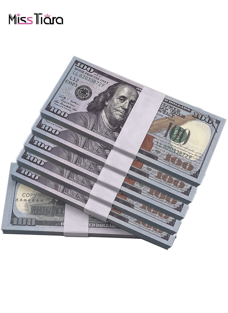 1000 Pieces Prop Money Full Print 2 Sided Motion Picture Money Face Money Dollar Bills Realistic Money Stacks,Copy Money Play Money That Looks Real for Movie, TV, Videos