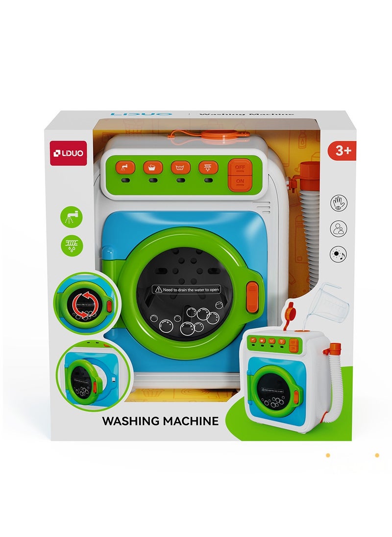 Simulation Electric Light And Sound Washing Machine Toy