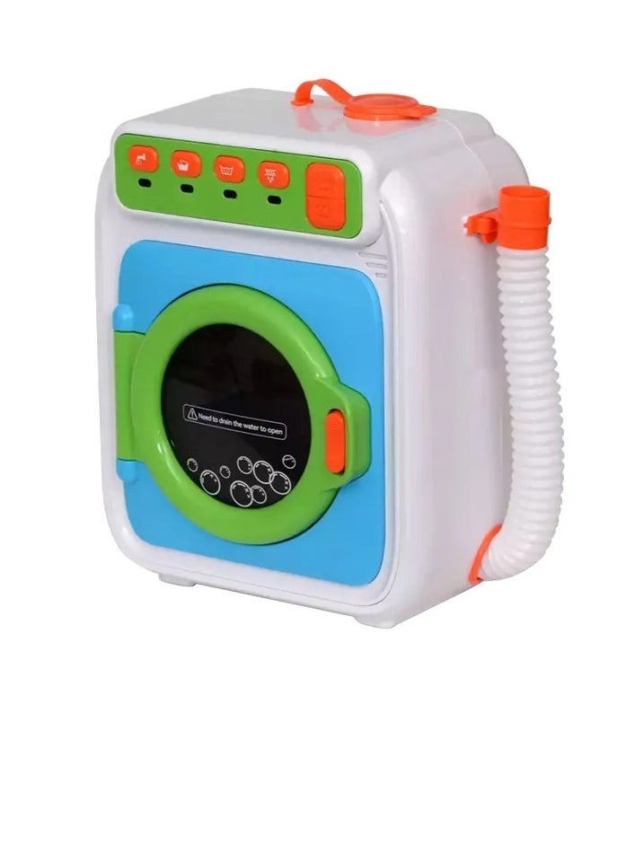 Simulation Electric Light And Sound Washing Machine Toy